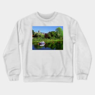 River Dart at Totnes Crewneck Sweatshirt